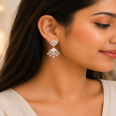 Elegant Crystal Drop Earrings