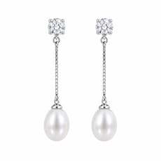 Elegant Pearl Drop Earrings