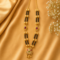 Traditional Multicolour Double-Strand Mangalsutra