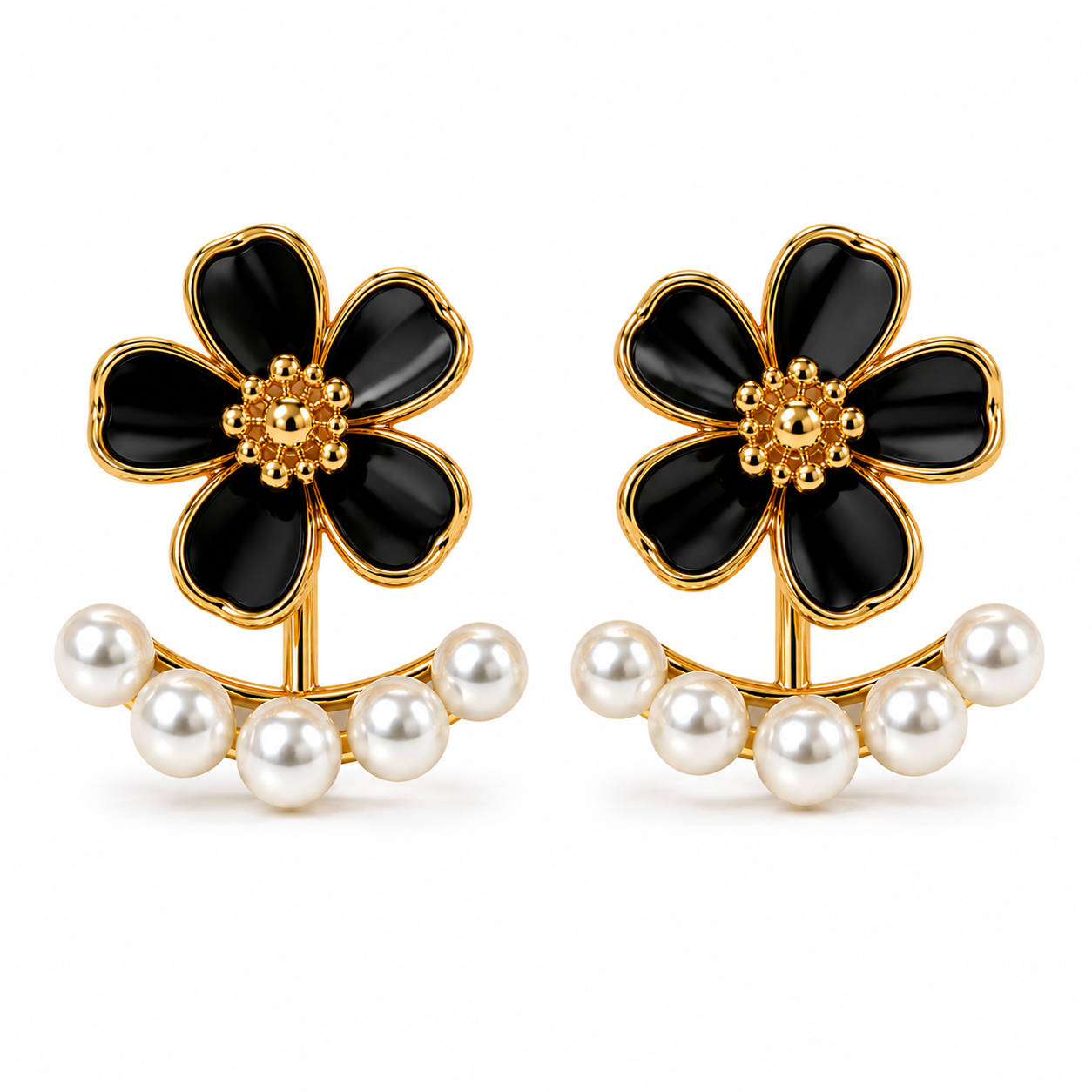 Prachi Sparkling Tear Halo Studs