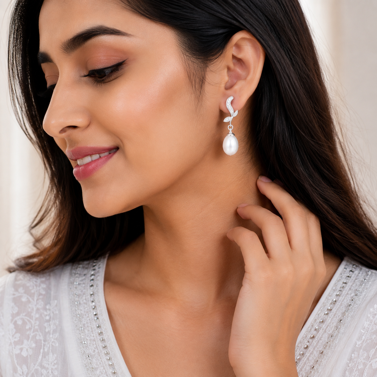 Poonam Antique Bridal Jhumka Earrings