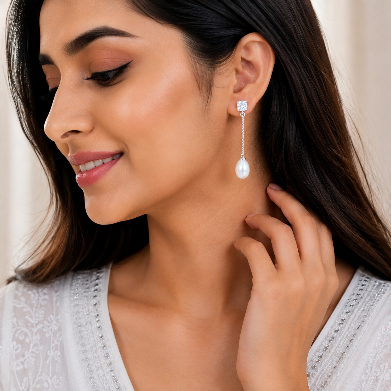 Mallika Royal Polki Dangler Earrings