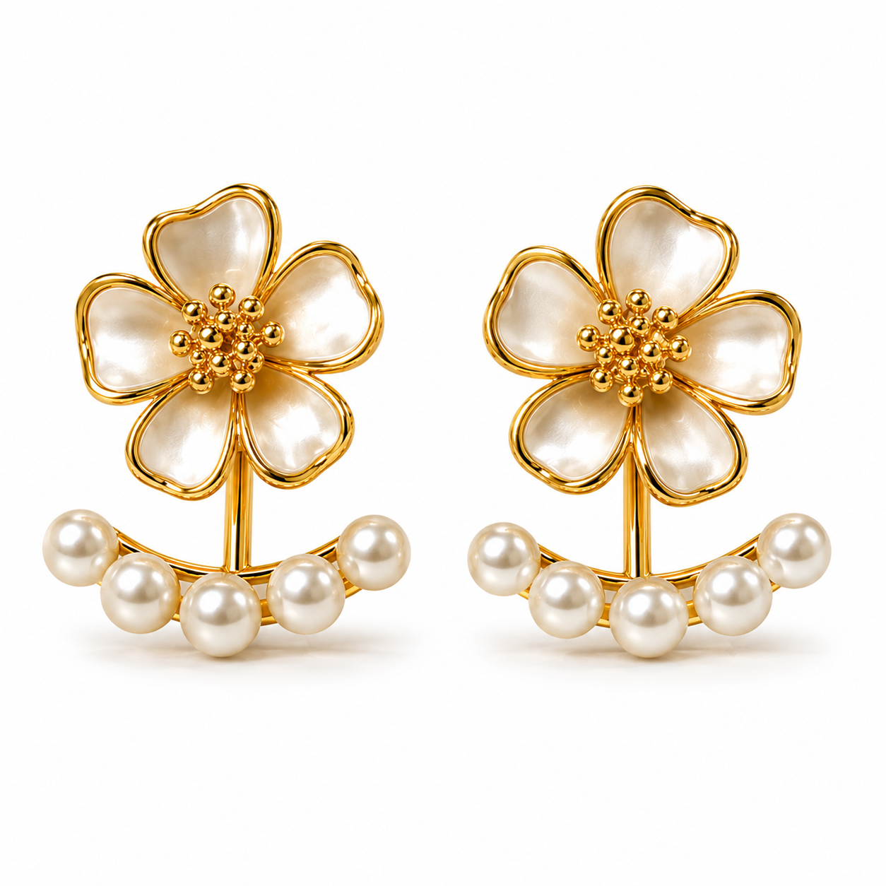 Bina Sparkling Crystal Chandelier Earrings